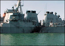 En av de dprete skal ha vært delaktig i angrepet på det amerikanske marinefartøyet "USS Cole" i Jemen. (Reuters-foto)