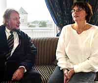 Ellen Inger Aspaas og hennes advokat, Christian Wiig