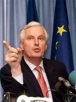 Michel Barnier: Ingen blankosjekk til USA (Scanpix/AP)