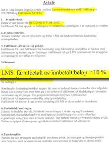 Dette er kontrakten mellom Landsforbundet mot Stoff og Multi-Respons. Denne og flere andre kontrakter finner du i lenkesamlingen nedenfor. Dette er kontrakten mellom Landsforbundet mot Stoff og Multi-Respons. Denne og flere andre kontrakter finner du i lenkesamlingen nedenfor.