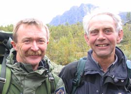 Peter Hermansen og Kjetil Lidtveit var veivisere. Foto: NRK Peter Hermansen og Kjetil Lidtveit var veivisere. Foto: NRK
