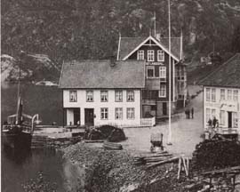 Kaianlegg ved Suldalsvatnet. Foto: NRK Kaianlegg ved Suldalsvatnet. Foto: NRK