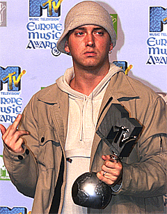 Eminem har et noe ambivalent forhold til MTV. Foto: Joel Saget, AFP.