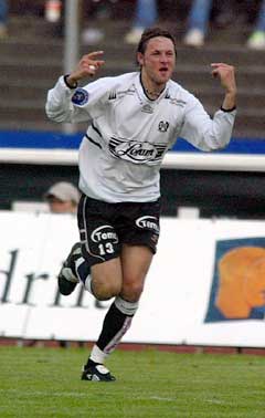 Alexander Ødegaard etter scoring for Sogndal. (Foto: Alf Ove Hansen, Scanpix)