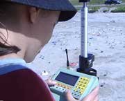 Alle funnene blir registrert med GPS. Alle funnene blir registrert med GPS.