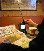 En mini-TV med bordantenne kan være alternativet for de som ikke vil betale kanal-avgift.