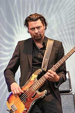Michael Malmgren er bassist av beste merke. Foto: Arne Kristian Gansmo