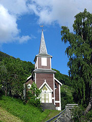 Rand kirke i Stryn Foto: Ragnhild Sleire Øyen, NRK Rand kirke i Stryn Foto: Ragnhild Sleire Øyen, NRK