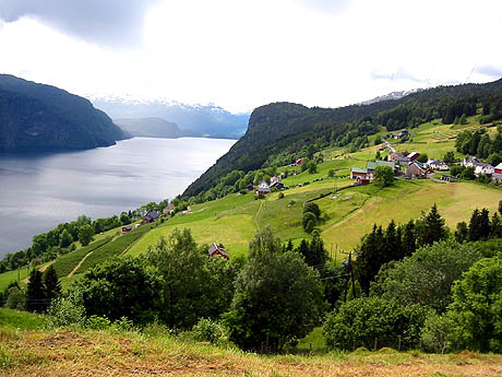 Nordsida i Stryn kommune. Foto: Ragnhild Sleire Øyen, NRK Nordsida i Stryn kommune. Foto: Ragnhild Sleire Øyen, NRK
