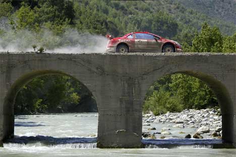 Marcus Gönholm jakter på Sebastien Loeb i Tyrkia, Foto:Håkon Mosvold Larsen / SCANPIX Marcus Gönholm jakter på Sebastien Loeb i Tyrkia, Foto:Håkon Mosvold Larsen / SCANPIX