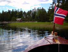 Turene går i vakkert landskap i de tre Kornsjøene. Foto: Rainer Prang NRK. Turene går i vakkert landskap i de tre Kornsjøene. Foto: Rainer Prang NRK.
