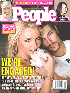 Britney Spears har overraskende giftet seg med kjæresten Kevin Federline. Foto: Reuters.