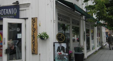 Butikker på Kongsberg.
