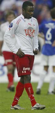 - Jeg tror vi har det raskeste laget i Tippeligaen. Brian West blir jokeren, sa Drillo under medlemsmøtet torsdag. Foto: Scanpix. - Jeg tror vi har det raskeste laget i Tippeligaen. Brian West blir jokeren, sa Drillo under medlemsmøtet torsdag. Foto: Scanpix.