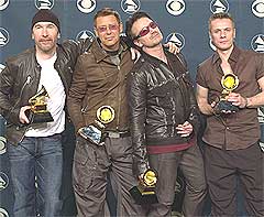 <b>Dumt:</b> Man må nok passe litt bedre på musikken sin i disse digitale tider, U2. Foto: Scanpix.