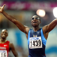Michael Johnson. Foto: AP Photo/Anja Niedringhaus. Michael Johnson. Foto: AP Photo/Anja Niedringhaus.