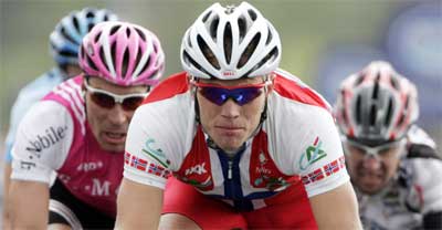 Thor Hushovd i Tour de France (Foto Scanpix)
