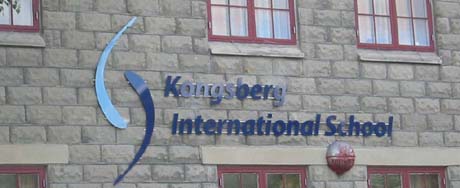 Kongsberg International School. Foto: NRK.
