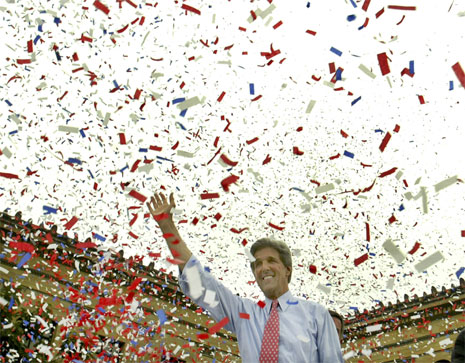 John Kerry går ikke inn for en rask tilbaketrekking fra Irak. (Foto: Reuters/Scanpix)
