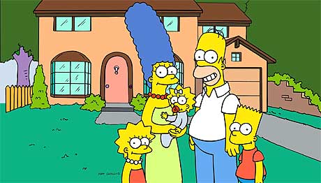 "The Simpsons" er ikke ukjent med kjendiser. Foto: Scanpix.