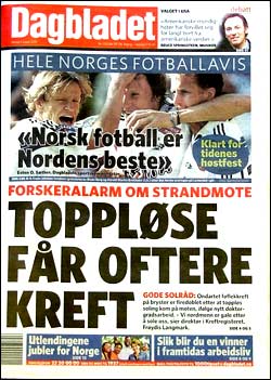 Dagbladet mandag 9. august Dagbladet mandag 9. august