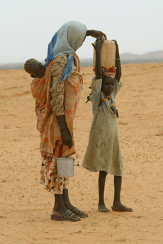 Snart kan Darfur-flyktningene vende hjem. Foto: AP/Scanpix.