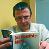 Lars Nilsen i det filosofiske hjørne. Foto: Per Kristian Johansen, NRK