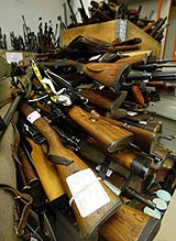 Hedmarkingene leverte inn 3.730 våpen under amnestiet.(Foto:SCANPIX)