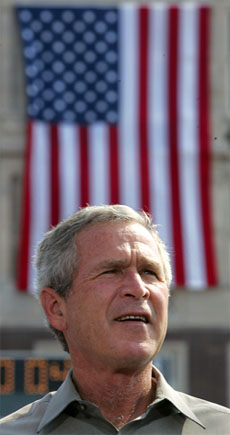 President George W. Bush har gjort kampen mot terrorisme til sin kampsak. (Foto: Reuters/Scanpix)