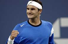 Roger Federer kunne juble til slutt. (Foto: Scanpix)
