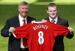 Sir Alex Ferguson vil beskytte sin nye juvel, Wayne Rooney. (Foto: Scanpix)
