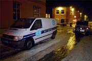 9. desember 2002 ble en pengetransport i Drammen ranet for 10 millioner kroner. Foto: Scanpix 9. desember 2002 ble en pengetransport i Drammen ranet for 10 millioner kroner. Foto: Scanpix