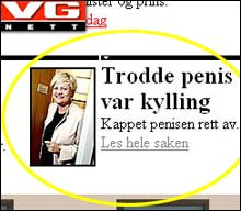Kristin Halvorsen går hardt til verks. (ekte mediaklipp fra vg.no) Kristin Halvorsen går hardt til verks. (ekte mediaklipp fra vg.no)