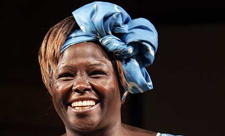 I fjor gikk prisen til kenyanske Wangari Maathai. (Scanpix-foto)