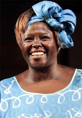 Wangari Maathai (Foto: Scanpix)