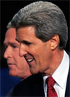 DYR VALGKAMP: Demokraten Kerrys valgkamp er ikke fullt så dyrt som Bushs, men det koster.