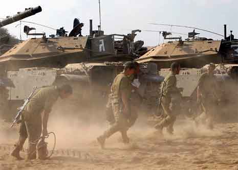 Israelske styrkar har starta tilbaketrekkinga frå den nordlege Gazastripa. (Foto: AP/Scanpix)