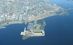 Formannskapet sa onsdag nei til planene om et kombinert hotell, kulturhus og fotballstadion på Tjuvholmen i Hamar.