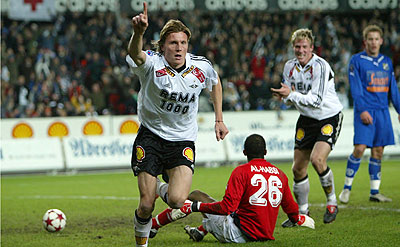 Frode Johnsen scoret tre mål da RBK sikret seg seriegullet. Foto Gorm Kallestad / SCANPIX