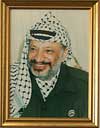 Yassir Arafat ligg for døden.