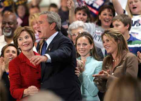 Vil familien Bush f fire nye r i Det hvite hus? (Foto: AFP/Scanpix)