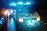 Politiet avblåste vidare leiting i natt. (Foto: Bjarte Johansen.)