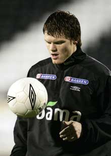 John Arne Riise på landslagssamling foran kampen mot Australia. (Foto: Cornelius Poppe / SCANPIX) John Arne Riise på landslagssamling foran kampen mot Australia. (Foto: Cornelius Poppe / SCANPIX)