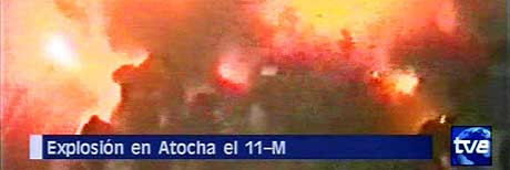 Rundt 200 menneske vart drepne i terroraksjonen mot Madrid 11. mars 2004. (Foto: TVE/Scanpix)