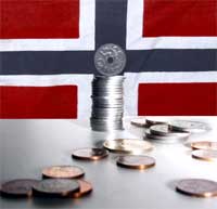 Kronekursen avgjør grensehandelen. Nordmenn handlet for 4 milliarder kroner på Svinesund og i Strömstad i 2002. Foto: Scanpix