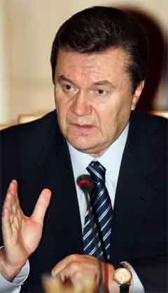 Viktor Janukovitsj er utropt til vinnar av presidentvalet i Ukraina. (Foto: Reuters/Scanpix)