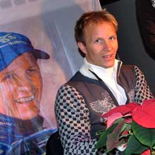 Petter Solberg er folkehelt i Spydeberg. Foto: Glenn-Thomas Nilsen. Petter Solberg er folkehelt i Spydeberg. Foto: Glenn-Thomas Nilsen.