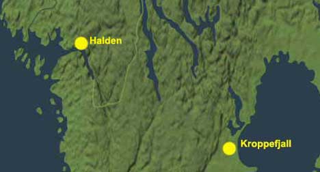 Ulveflokken i Halden/Ed har sitt revir på begge sider av grensen. 