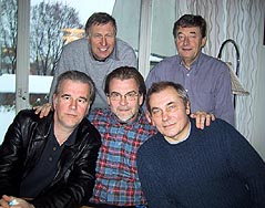 Teamet bak «På viddene»: Komponist Åsmund Feidje, produsent Carl-Henrik Grøndahl, regissør Steinar Berthelsen, Ibsen-ekspert Bjørn Hammer og skuespiller Bjørn Sundquist. 