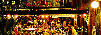 Blå ligger ved Akerselva. Foto: Klubbscenen.com Blå ligger ved Akerselva. Foto: Klubbscenen.com